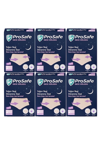 Prosafe Gece Külodu Yoğun Regl Dönemine Özel 6 Paket 12 Adet