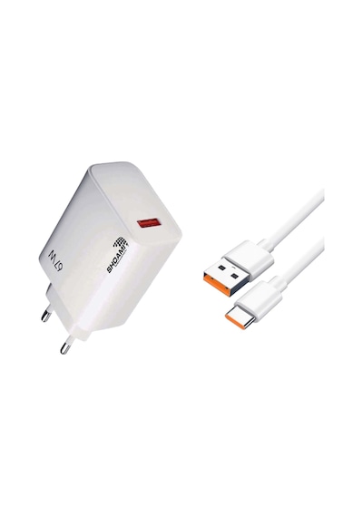Shoami SH-67 67 W Turbo Şarj Adaptörü USB To Usb-C Data & Şarj Kablosu
