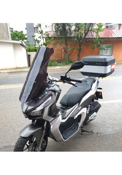 Motocam Küba Rubano 150 Ön Cam 2023-2026 Model 65cm Siyah Renkli 4mm Orta Boylu