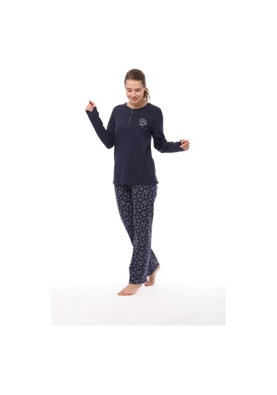 Pijadore 1543 Kadın Uzun Kol Pijama Takım 001
