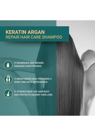 Keratin & Argan Onarıcı Bakım Şampuan 300 Ml 3 Al 2 Öde - Yıpranmış Ve Hassas Saçlar