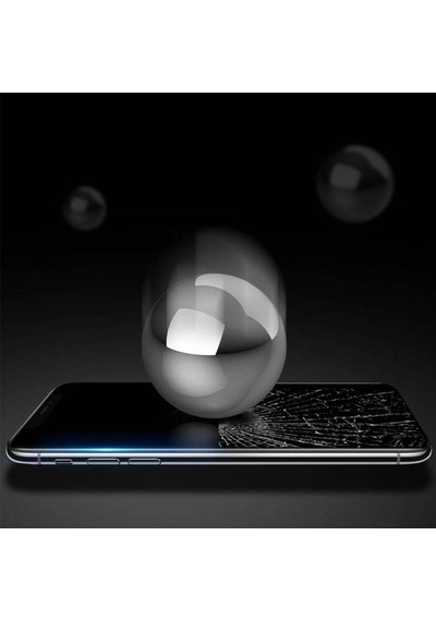 Dux Ducis Apple Uyumlu iPhone 12 Pro Max 6.7Inç Tempered Cam Ekran Koruyucu 1 Siyah