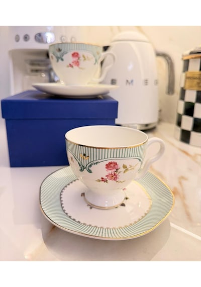 Splendor Florum 2li Çay Fincan Seti 220cc-5608 Çok renkli
