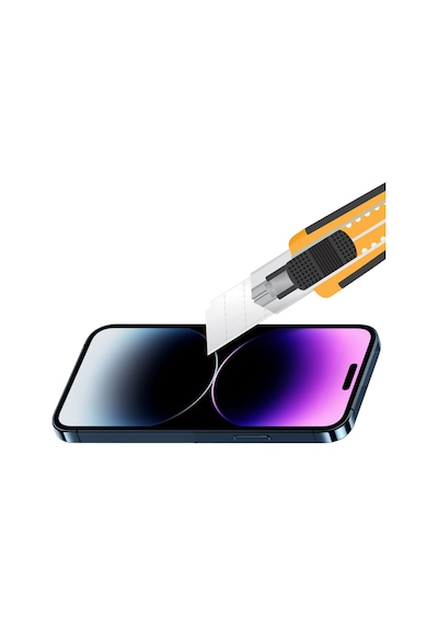 Buff Apple Uyumlu   iPhone 14 Pro Max 5D Glass Ekran Koruyucu