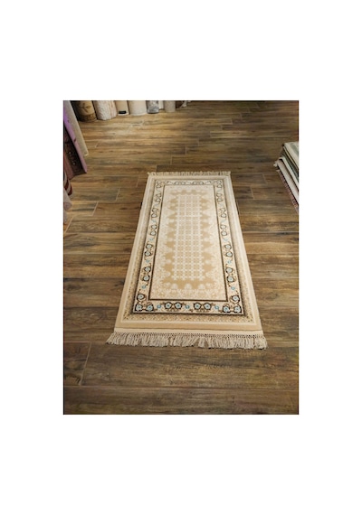 Aspero 4105b Krem-kahve-mavi Halı Çok Renkli