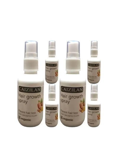 Hubrendy Sh Hair Growth Spray 6 Adet Zencefil Özlü Saç Boyutu İçin Sprey 50 Ml