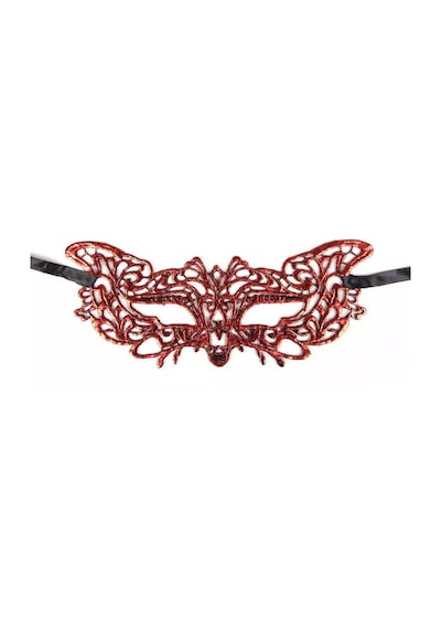 Kırmızı Dantel Masquerade Maskesi 9 No - Zmff-582111 18