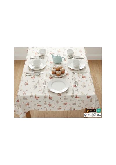 Dayanıklı, Su İtici, Leke Tutmaz, Dertsiz, Desenli Masa Örtüsü Beyaz/ekru - 798939022 Beyaz/ekru