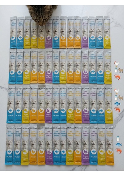 Krem Kedi Ödül Maması Karışık Tatlar 15 Gr X 60 Ad.
