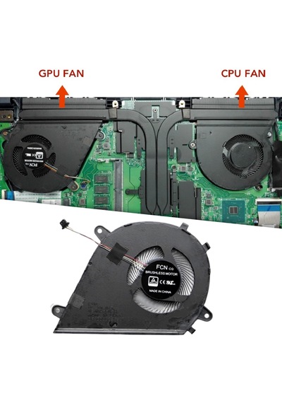 Homyl Asus Mars15 Vx60 Vx60gt Için Cpu Ve Gpu Fan Seti