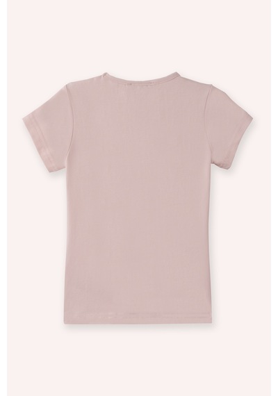 Panço Kız Çocuk Pembe Tişört 2511gk05059