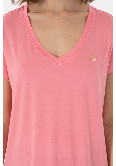 U.S. Polo Assn. Kadın Pembe Basic Tişört 50300829-VR041 U.S. Polo Assn. Kadın Pembe Basic Tişört 50300829-VR041