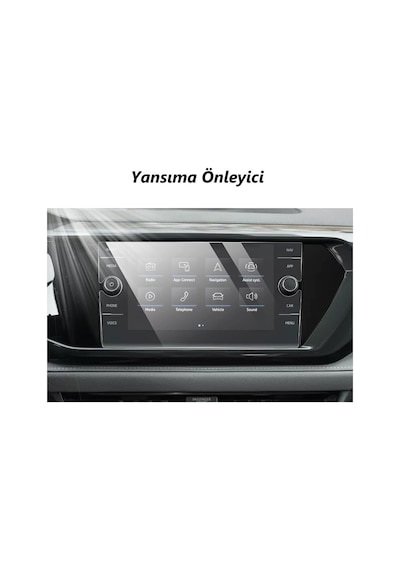 Volkswagen Taigo 8 İnç Multimedya Mat Ekran Koruyucu
