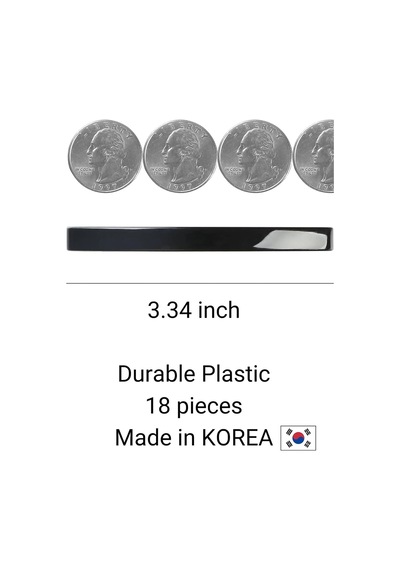 Saç Tokası Klipsi Seti - Büyük Plastik Kubbe Şekillendirme Aksesuarları - Yarım Topuz Ve At Kuyruğu İçin Dekoratif Kelepçeler - Kızlar, Kadınlar İçin, Çok Kalın Saçlı - 18 Renkli Parça, Kore'de Üretilmiştir