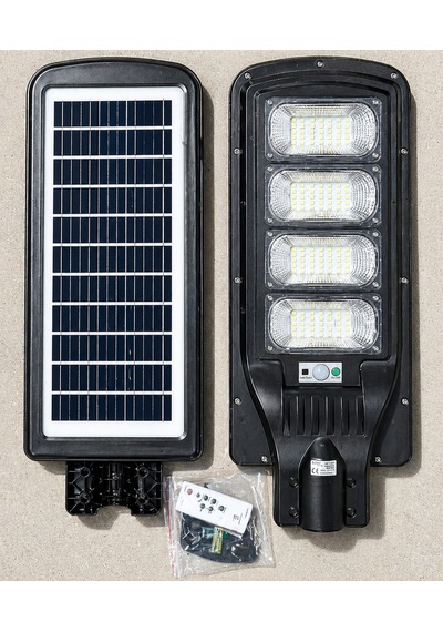 400w Solar Sokak Lambası Sensörlü, Kumandalı, Ip65 Su Geçirmez Güneş Enerjili Bahçe Aydınlatma