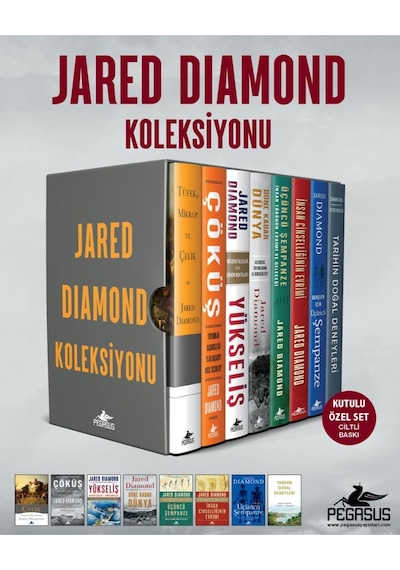 Jared Diamond Koleksiyonu Kutulu Özel Set 8 Kitap Ciltli Baskı