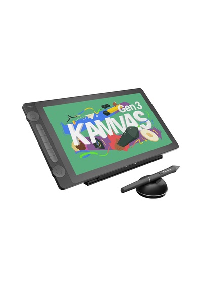 Tr Kamvas 16 Gen 3 Ekranlı Çizim Tableti, 15,8 İnç 2,5 K Qhd Sanat Tableti, Tam Lamine Parıltı Önleyici Camlı,
