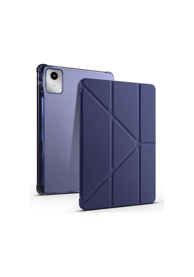 Lenovo Tab One 8.7 Tb-305fu Kılıf Kalem Bölmeli Uyku Modlu Standlı Smart Cover Kapaklı Kılıf