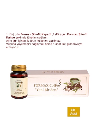 Formax Slimfit Kapsül Ve Bitkisel Kahve Seti 2 Aylık Kullanım