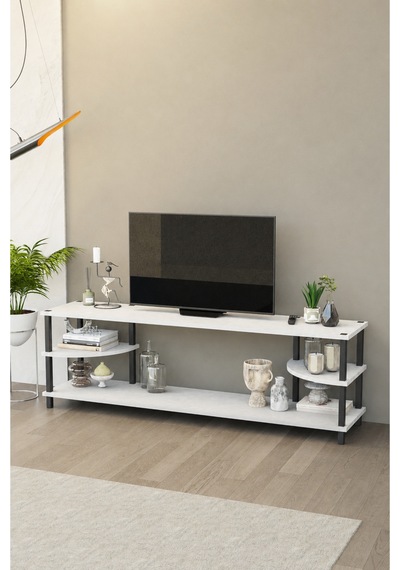 Neoline 150 Cm Tv Ünitesi Modern Tv Sehpası - Beyaz Beyaz Neoline 150 Cm Tv Ünitesi Modern Tv Sehpası - Beyaz Beyaz