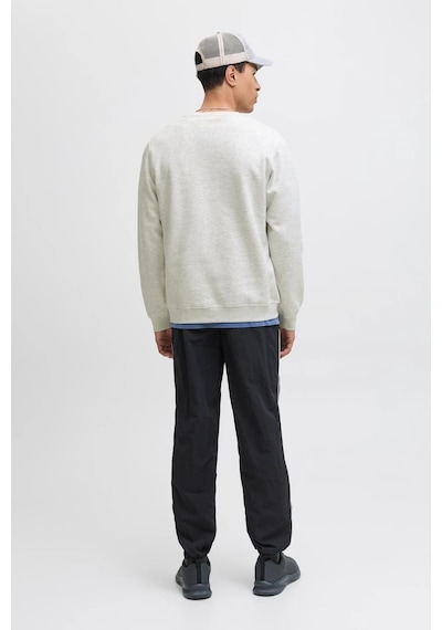 Jack & Jones Jcotier Print Erkek Sweatshirt BEYAZ