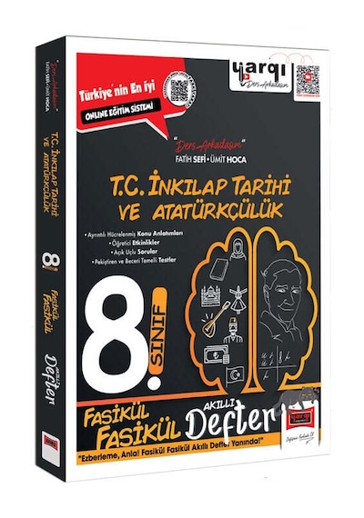 Yargı Ders Arkadaşım 8.sınıf T.c İnkılap Tarihi Ve Atatürkçülük Fasikül Fasikül Akıllı Defter