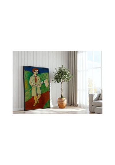 Modern Sanat Matisse Kelebek Ağlı Çocuk Çerçevesiz Poster 21x30 Cm A4 Tablo Modern Sanat