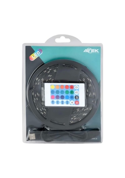 Rgb Şerit 30 Led Kumandalı Usb Bağlantılı Siyah