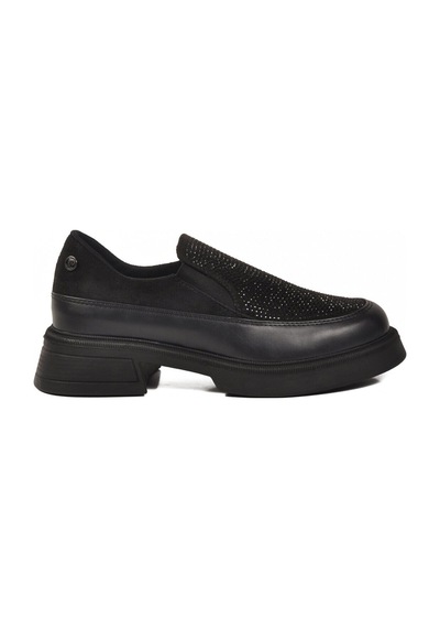 Pierre Cardin Siyah Taş İşlemeli Hafif Kadın Casual Ayakkabı Pc-55216 Z Siyah