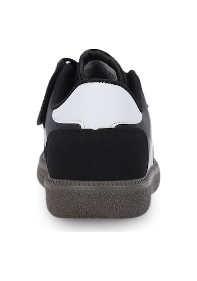 Slazenger Dodo Unisex Çocuk Cırt Cırtlı Siyah / Beyaz Günlük Spor Ayakkabısı Siyah - Beyaz