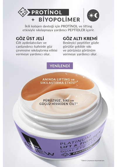 Avon Anew Platinum Lift & Tighten Dual Eye System 2 x 20 ML