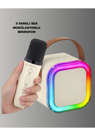 Northcity Taşınabilir Karaoke Mikrofon Seti - Bluetooth Hoparlörlü Yeni Nesil