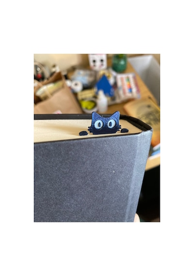 Sevimli Siyah Kedi Kitap Ayracı Şirin Ve Eğlenceli Okuma Hediyesi Siyah Kedi - 787364203