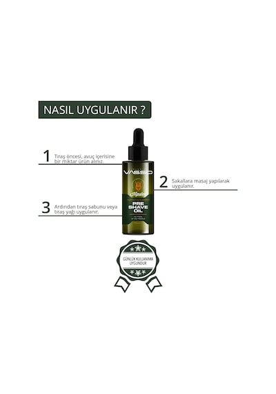 Vasso Hipster Viking Tıraş Öncesi Yağı 75ml