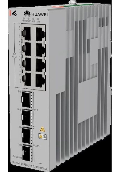 Huaweı 12port Poe+ 240w 4xsfp Gigabit Yönetilebilir Switch Ekıt S210ı-8p4sx