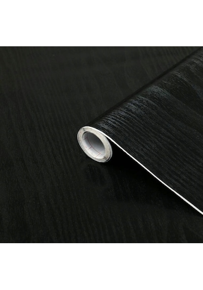 D-c-fix 276-0034 Kendinden Yapışkanlı Siyah Ahşap Desen Folyo 45 Cm X 2 Mt