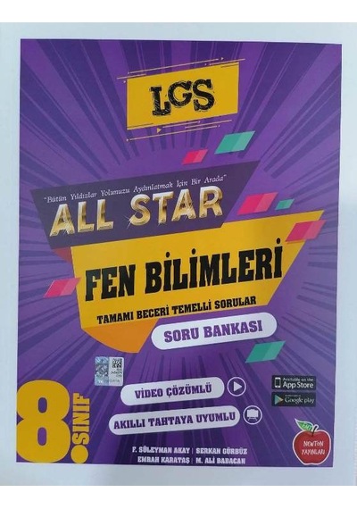 NEWTON Yayınları 8. Sınıf LGS All Star Fen Bilimleri Soru Bankası