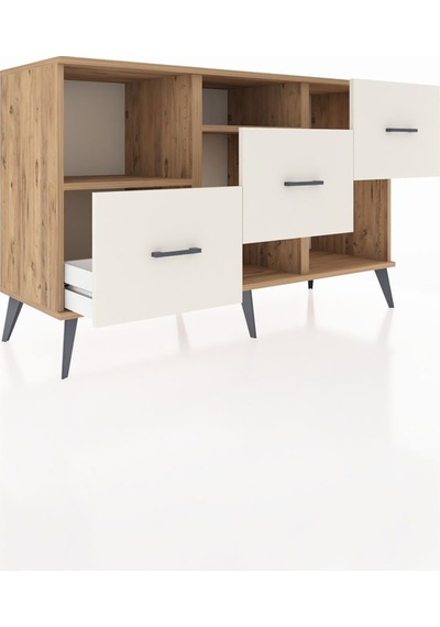 Kronos Konsol 2 Raflı 3 Çekmeceli 132x59x83 Çam-çam/aytaşı Çam/aytaşı Kronos Konsol 2 Raflı 3 Çekmeceli 132x59x83 Çam-çam/aytaşı Çam/aytaşı