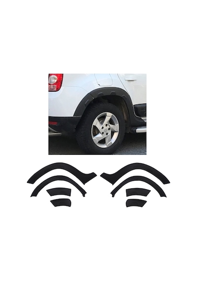 Dacia Duster Uyumlu 2010-2017 Abs Damalı Çamurluk Dodik 8 Parça