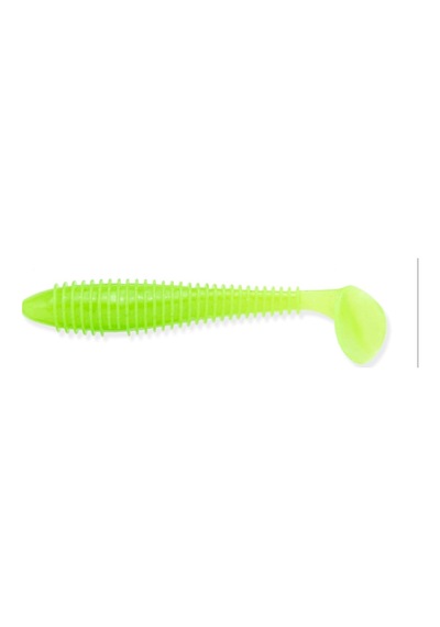 Keitech Swing Impact Fat 2.8" 026s Clear Chartreuse Glow Silikon Yem