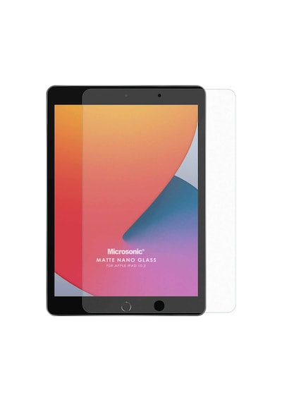 Microsonic Apple Uyumlu iPad 10.2 '' 8. Nesil Kılıf (A2270-A2428-A2429-A2430) Matte Nano Glass Cam Ekran Koruyucu
