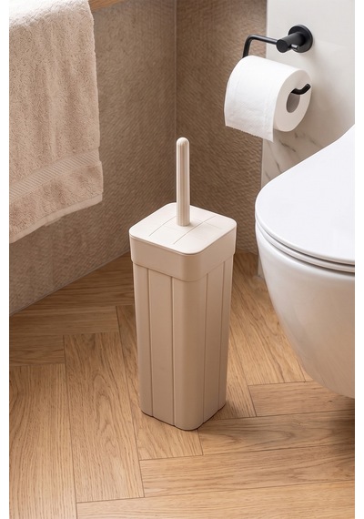Porsima G-854 Linny Wc Tuvalet Banyo Fırçası Klozet Fırçası Bej