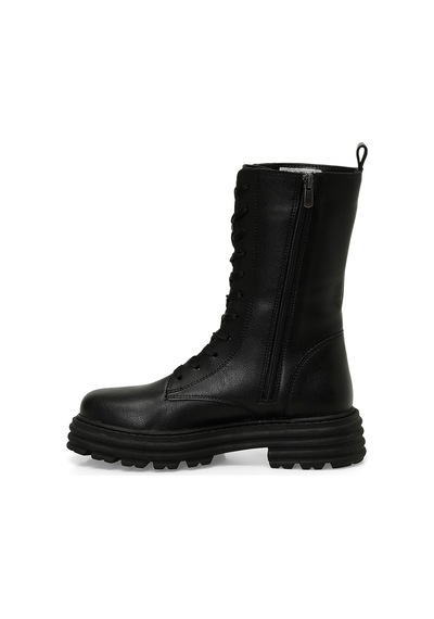 Butigo 24k-1028 4pr Siyah Kadın Biker Bot 000000000101925270 Siyah