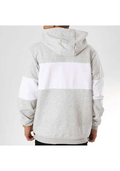 Açık Gri Fila Erkek Kapşonlu Sweatshirt Night Blocked 687001 Açık Gri