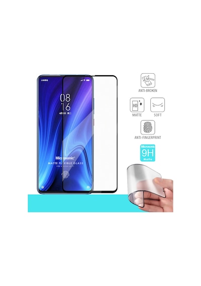 Microsonic Xiaomi Redmi K20 Seramik Matte Flexible Ekran Koruyucu Siyah
