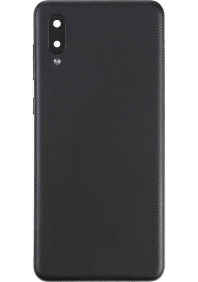 Samsung A02 Uyumlu Arka Pil Batarya Kapağı Sm-a022f - Siyah
