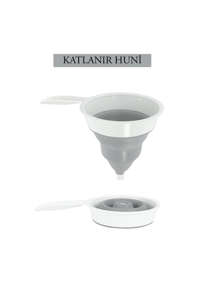 Katlanır Silikon Akordiyon Huni