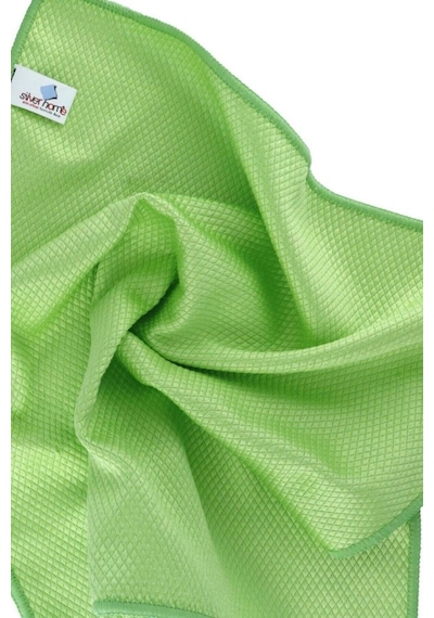 Silver Home Mikrofiber Baklava Desen Cam Temizlik Bezi Çok Renkli 5'li 40 x 40 CM
