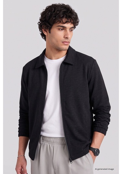 Tommy Life Siyah Rahat Form Erkek Ceket - 88494