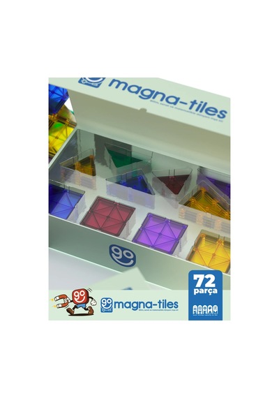 Go Magnetic Series 72 Parça Manyetik Yapı Blokları Original - Mıknatıslı Manyetik Bloklar
